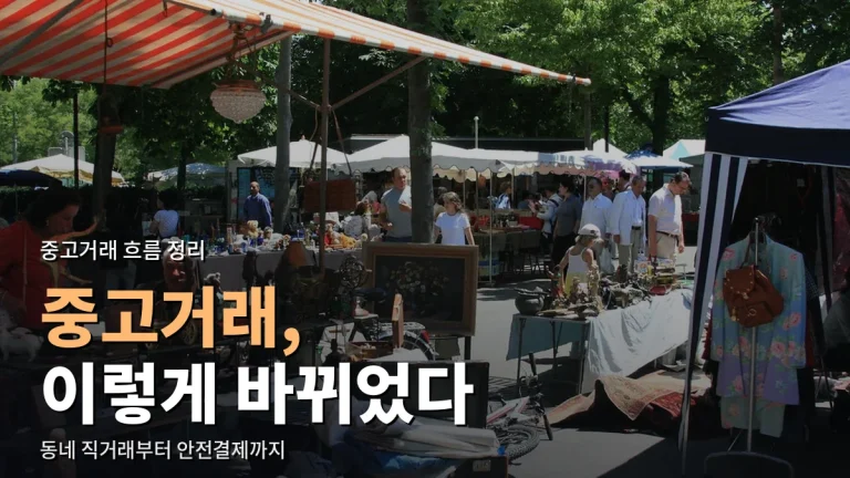 중고거래 방식은 어떻게 바뀌었나 - 동네 직거래와 안전결제, 최신 사이트 모음